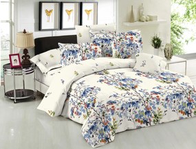 Ζεύγος Μαξιλαροθήκες Polycotton Εμπριμέ 50x70εκ. Nature Blue Komvos Home 7000139-72