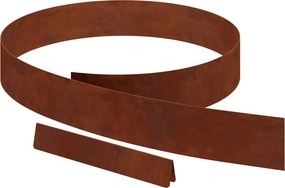 vidaXL Περίγραμμα γκαζόν 4 pcs 450 x 0,05 x 10 εκ Σκ rusty