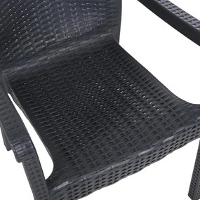 Καρέκλα - Πολυθρόνα VECTOR C6148.01 Ανθρακί Πολυπροπυλενίου 56,5x55x87Υεκ. 56.5x55x87 εκ.