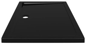 Βάση Ντουζιέρας Ορθογώνια Μαύρη 70 x 100 εκ. από ABS - Μαύρο