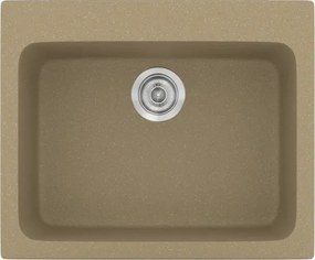 Sanitec Classic 331 (60×50) - Γρανιτένιος νεροχύτης - Metallic CREAM