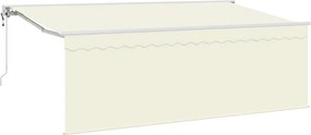 vidaXL Σκηνίτσα Αναδιπλούμενη Κρεμ 350 x 200 cm