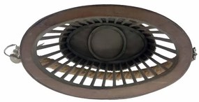 Bonsai Home Κηροπήγιο Ξύλινο Καφέ 22x11x24εκ