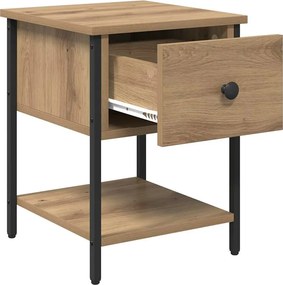 vidaXL Κομοδίνο 2 τμχ. Artisan Oak 34 x 35,5 x 45 εκ
