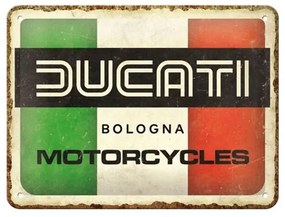 Μεταλλική πινακίδα Ducati - Italy Giugiaro Logo