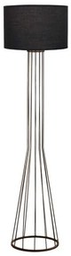 Επιδαπέδιο Φωτιστικό H144 Φ38 cm FLB-08 Heronia-09-0147-Μαύρο 09-0147