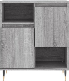 vidaXL Ντουλάπι Γκρι Sonoma 60x35x70 εκ. από Επεξεργασμένο Ξύλο