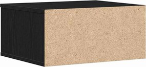 vidaXL Σταντ Εκτυπωτή Μαύρη Οξυά 49 x 40 x 22.5 εκ Επεξεργασμένο ξύλο
