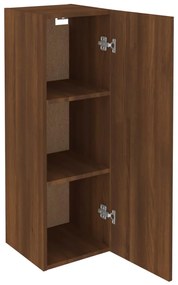 vidaXL Έπιπλα Τηλεόρασης 2 τεμ. Καφέ Δρυς 30,5x30x90 εκ. Επεξ. Ξύλο