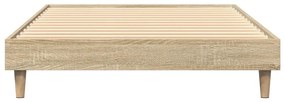 vidaXL Πλαίσιο Κρεβατιού Χωρ. Στρώμα Sonoma Δρυς 100x200εκ Επ. Ξύλο
