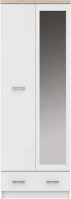 Top Mix 60x33x183cm Λευκή-Σονόμα TO-TOPSFZ2D1S60W
