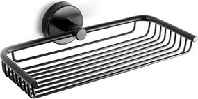 Karag Uno Nero 130455 - Σαπουνοθήκη Σχαρωτή Μαύρη 23 cm