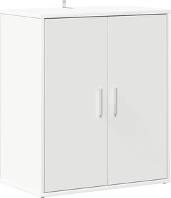 vidaXL Παπουτσοθήκη Λευκή 60 x 35 x 70 εκ. από Επεξ. Ξύλο
