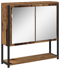 vidaXL Ντουλάπα Washbasin με Ενσωματωμένο Νιπτήρα από Παλιό Ξύλο