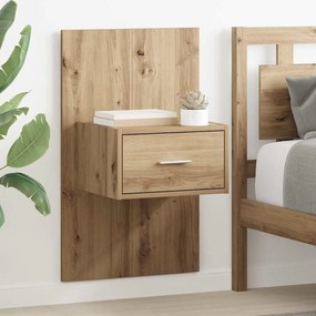vidaXL Κομοδίνο 2 τμχ. Artisan Oak 50 x 32,5 x 80 εκ.