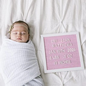 Πίνακας Με  Γράμματα (25x25) Pearhead Message Board Pink PH-60113