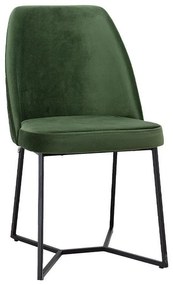 Καρέκλα Τραπεζαρίας Stephanie Fylliana Πράσινο 48x47x83εκ. 2αδα 48x47x83 εκ.