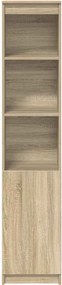 vidaXL Ντουλάπι Sonoma δρυς 37,5x35x180 εκ. Επεξεργασμένο Ξύλο