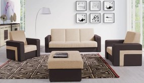 Καναπές κρεβάτι Providence C103, Αριθμός θέσεων: 3, Αποθηκευτικός χώρος, Ανοιχτό καφέ, 88x222x97cm, 77 kg, Πόδια: Ξύλο | Epipla1.gr