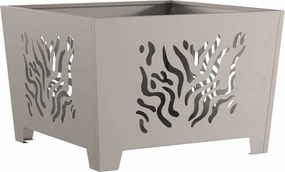 vidaXL Φωτιά Καφέ 60 x 60 x 40 cm Ατσάλι σκληρυθέν στον αέρα