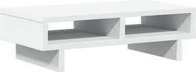 vidaXL Βάση Οθόνης Λευκή 50 x 27 x 15 εκ. από Επεξεργασμένο Ξύλο