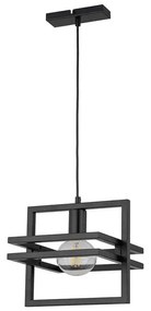 Φωτιστικό Οροφής Merci 1 32388 26x26x90cm 1xE27 60W Black Sigma Lighting