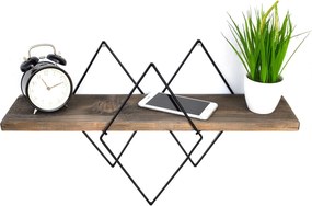 Wall Shelf Wr033 Walnut
Black