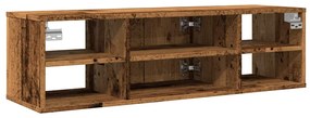 ντουλάπι τοίχου vidaXL Παλιό ξύλο 101x30x29 cm Κατασκευασμένο ξύλο
