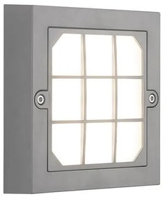 ΦΩΤΙΣΤΙΚΟ ΤΟΙΧΟΥ LED 6W 135X135X32 3CCT IP65 ΓΡΑΦΙΤΗΣ "SENARIO" ARTE ILLUMINA Eurolamp 145-52123