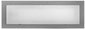 Απλίκα τοίχου LED 9737 1.3W αλουμινίου στεγανή Lumen-3-973760-Γκρι 3-973760