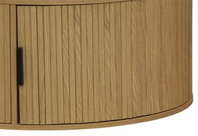 Τραπέζι σαλονιού Scandi MDF φυσικό Φ80x35.5εκ 80x80x35.5 εκ.