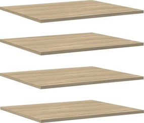 vidaXL Ράφια Βιβλιοθήκης 8 τεμ. Sonoma Δρυς 60x50x1,5 εκ. Μοριοσανίδα