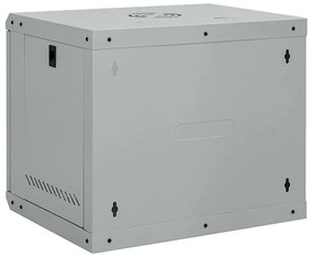 vidaXL Ντουλάπα δικτύου με αποθήκευση Γκρι 53 x 45 x 45 εκ Ατσάλι