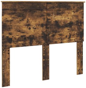 vidaXL Κρεβάτι Αποθήκης Καπνιστό Δρύς 120 x 190 cm Επεξεργασμένο ξύλο