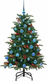 vidaXL Τεχνητό Χριστουγεννιάτικο Δέντρο με 150 LED Πράσινο 150 cm