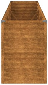 vidaXL Υπερυψωμένο Ζαρντινιέρα Κήπου 291 x 50 x 69 εκ. από Ατσάλι Corten