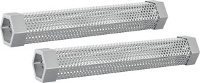 vidaXL Εξωτερική ψησταριά Ø 40 x 80 cm Ατσάλι Μαύρο