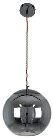 Φωτιστικό Οροφής Axton 00749 7W Led Φ30x30cm Clear Fume GloboStar