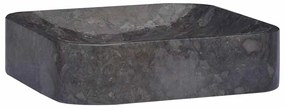 vidaXL Νιπτήρας Μαύρος 40 x 40 x 10 εκ. Μαρμάρινος