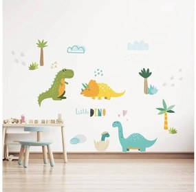 Αυτοκόλλητα Τοίχου Xl Dinosaurs 18315 Ango-18315-Σιέλ/Βεραμάν/Μέντα 18315