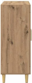 vidaXL Πλαϊνό γραφείο Artisan Oak 69,5 x 34 x 90 εκ.