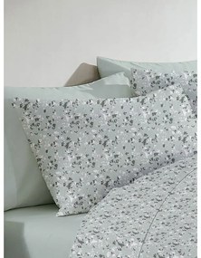 Μαξιλαροθήκη Menta Εμπριμέ 320 Aqua 50x70