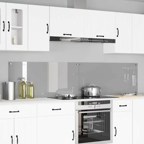 vidaXL Πίσω Πάνελ Κουζίνας 2 pcs Ανοιχτό γκρι 110 x 50 cm