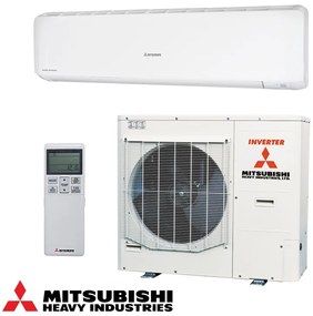 Inverter κλιματιστικό Mitsubishi Heavy Industries SRK100ZR-W/FDC100VNP, 34000 BTU, 69 m2, A++/A+, R-32, Λευκό