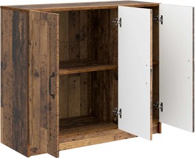 vidaXL Πλαϊνό γραφείο Παλαιωμένο ξύλο 89 x 34,5 x 77 εκ.
