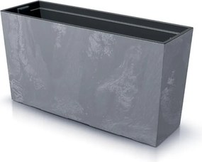 Ζαρντινιέρα γκρι beton effect Y40,6x77x23,5εκ.