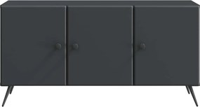vidaXL Ντουλάπι TV Μαύρο 99 x 34,5 x 50 εκ. Επεξεργασμένο Ξύλο