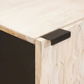 vidaXL Πλαϊνό γραφείο Λευκό Φινίρισμα Καθαρισμού 40 x 33 x 75 εκ.