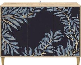 vidaXL Πλαϊνό γραφείο DOKKUM Sonoma 102 x 33 x 75 εκ.
