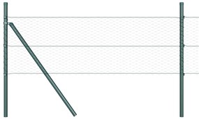 vidaXL Στύλος Περιφράξεων Πράσινο 50 x 0,4 μ (25 mm πλέγμα)